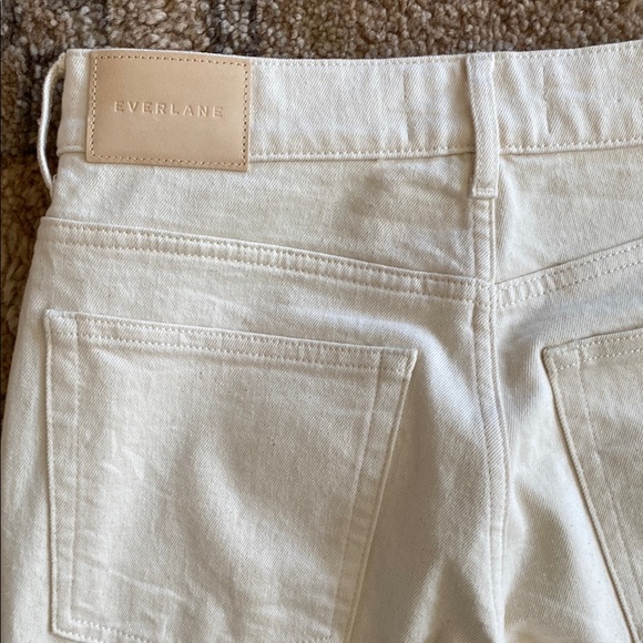 Everlane Way High Jean in Ecru - Picture 5 of 8